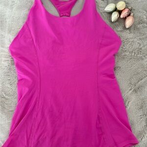 Free People movement Pink Fitted Sleeveless Tank Top size M